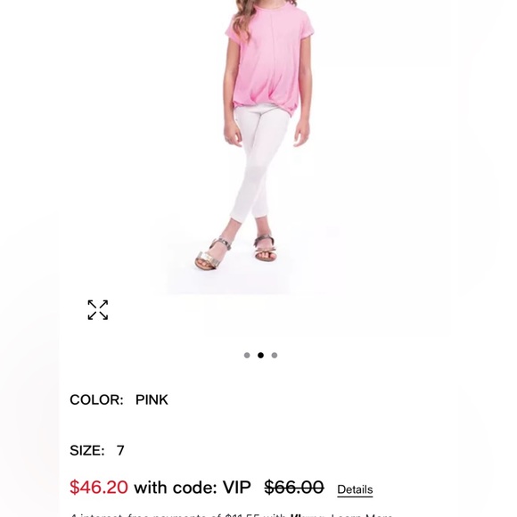 Imoga tunic girls size 12 never worn - Picture 7 of 8